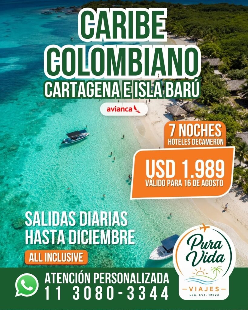 Caribe Colombiano: Cartagena e Isla Barú