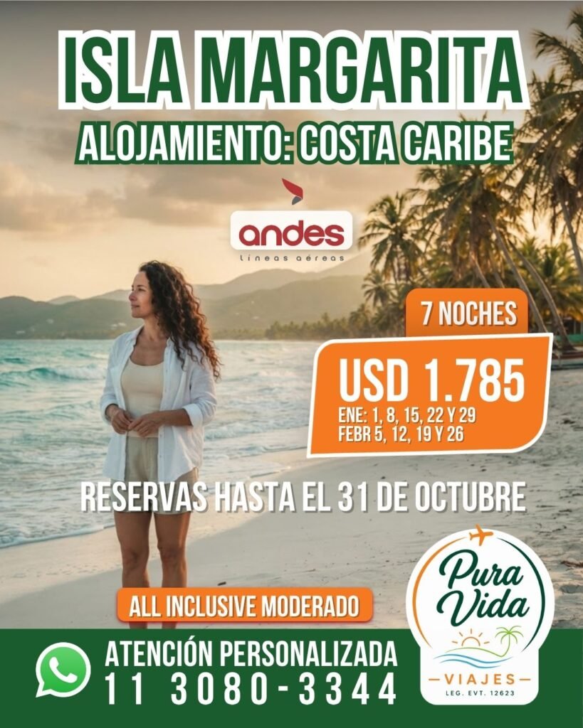 Isla Margarita, Costa Caribe