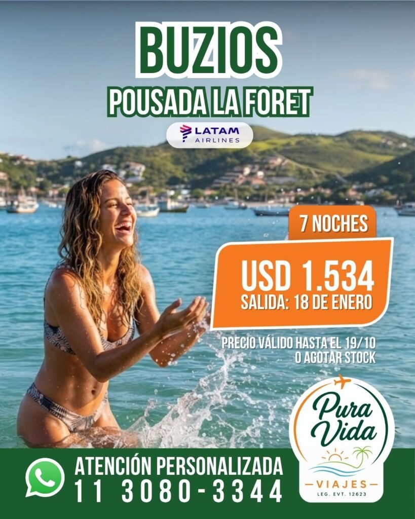 Búzios, Pousada La Foret