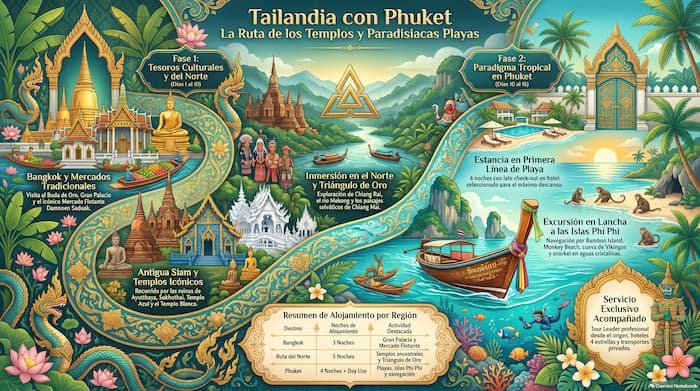 Infografía: Tailandia con Phuket
